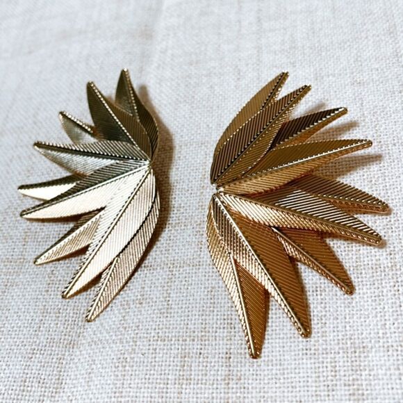 Maple leaf earrings N170 - Picture 2 of 5